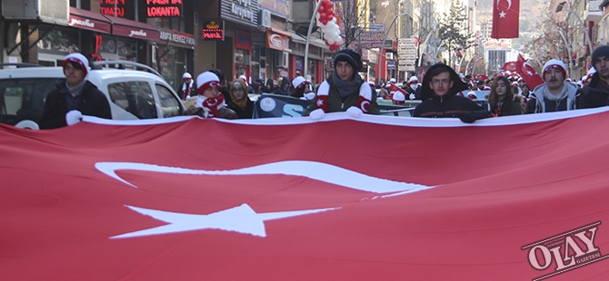 Gümüşhane Sarıkamış Şehitleri için Yürüdü galerisi resim 1