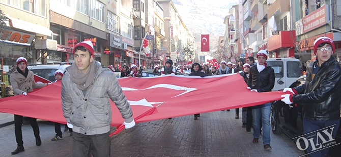 Gümüşhane Sarıkamış Şehitleri için Yürüdü galerisi resim 2