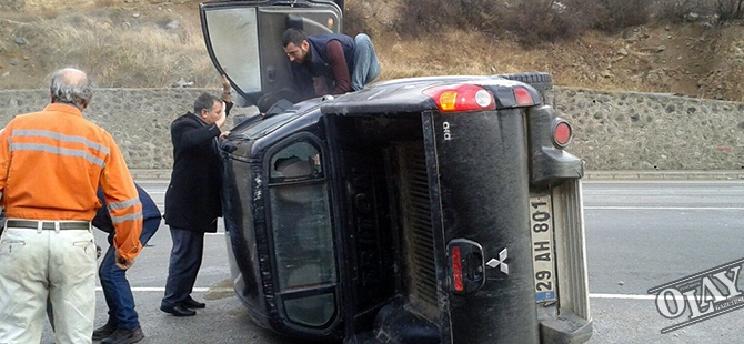 GÜMÜŞHANE’DE TRAFİK KAZASI: 4 YARALI galerisi resim 2