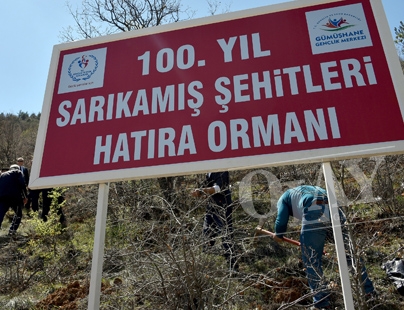 GÜMÜŞHANE SARIKAMIŞ ŞEHİTLERİ ORMANI OLUŞTURULDU galerisi resim 1