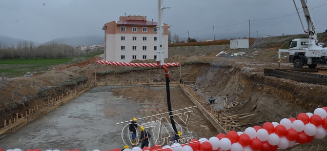 Köse İrfan Can Meslek Yüksek Okulu öğrenci yurdunun temeli atıldı galerisi resim 3