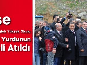 Köse İrfan Can Meslek Yüksek Okulu öğrenci yurdunun temeli atıldı