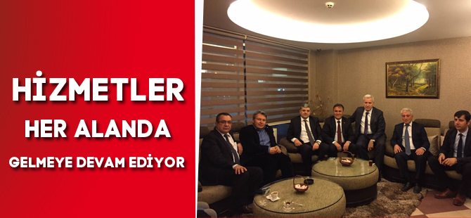 HİZMETLER HER ALANDA GELMEYE DEVAM EDİYOR