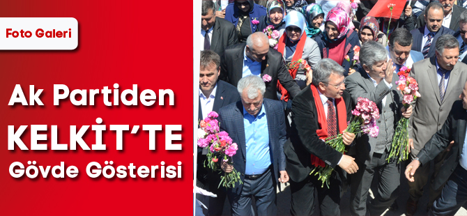 Ak Partiden Kelkit'te Gövde Gösterisi