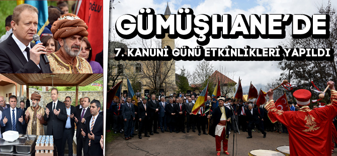 GÜMÜŞHANE’DE 7. KANUNİ GÜNÜ ETKİNLİKLERİ YAPILDI