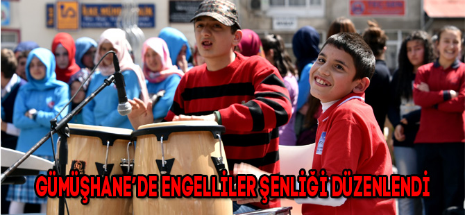 GÜMÜŞHANE’DE ENGELLİLER ŞENLİĞİ DÜZENLENDİ