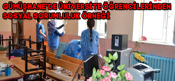 GÜMÜŞHANE’DE ÜNİVERSİTE ÖĞRENCİLERİNDEN SOSYAL SORUMLULUK ÖRNEĞİ