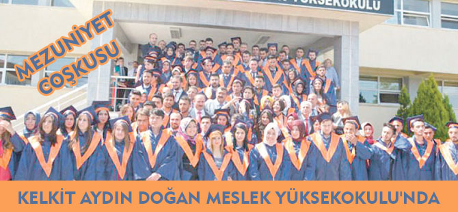 KELKİT AYDIN DOĞAN MESLEK YÜKSEKOKULU'NDA MEZUNİYET COŞKUSU