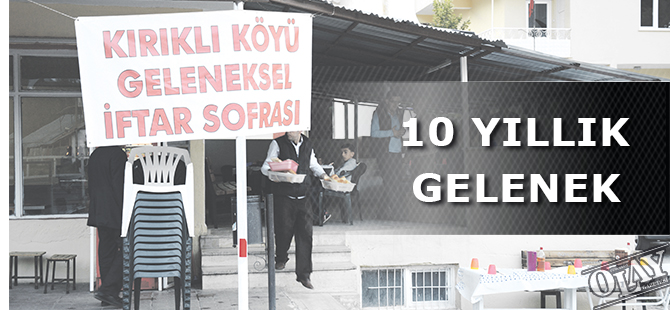 10 YIL BOYUNCA GELENEK DEVAM EDİYOR