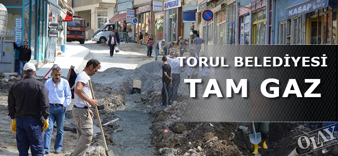 TORUL BELEDİYESİ ÇALIŞMALARI TAM GAZ DEVAM EDİYOR