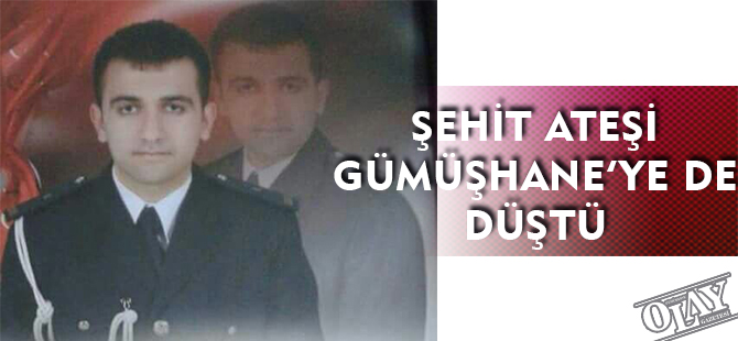 ŞEHİT ATEŞİ GÜMÜŞHANE'YE DE DÜŞTÜ