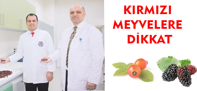 KIRMIZI MEYVELERE DİKKAT