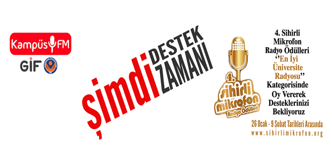 KAMPÜS FM FİNALDE, ŞİMDİ DESTEK ZAMANI