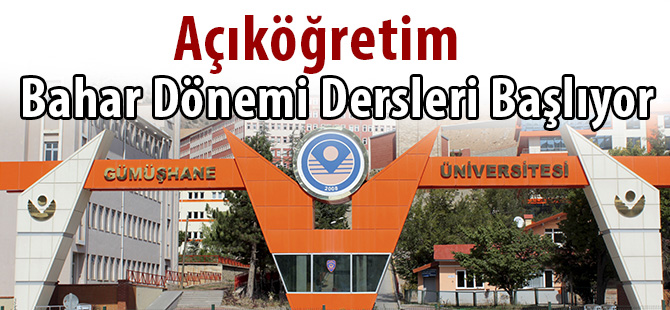 Açıköğretim Bahar Dönemi Dersleri Başlıyor