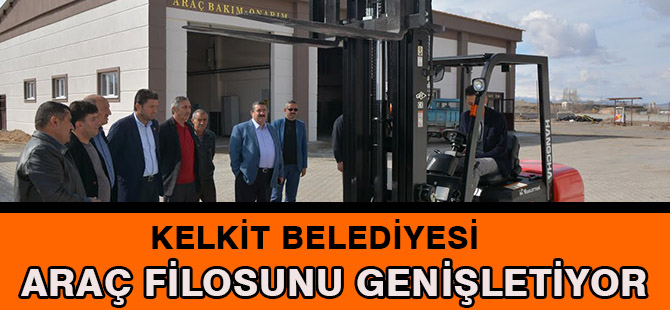 KELKİT BELEDİYESİ ARAÇ FİLOSUNU GENİŞLETİYOR