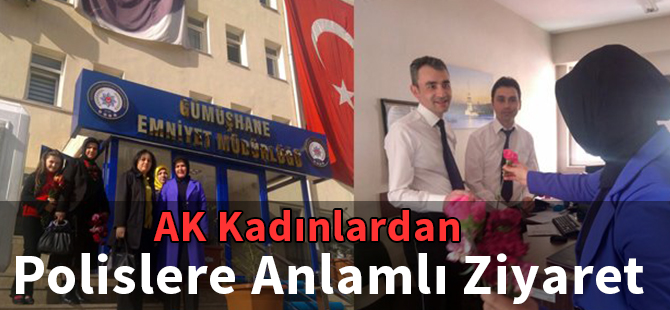 AK Kadınlardan polislere anlamlı ziyaret