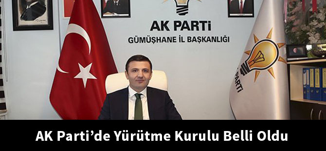 AK Parti’de Yürütme Kurulu Belli Oldu