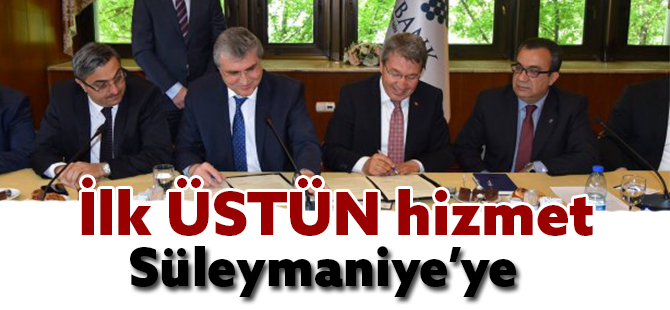 İlk ÜSTÜN hizmet Süleymaniye’ye