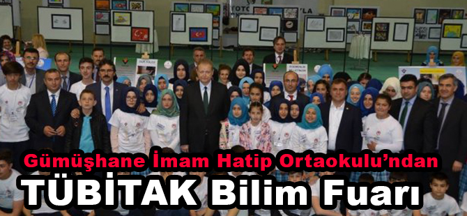 Gümüşhane İmam Hatip Ortaokulu’ndan TÜBİTAK Bilim Fuarı