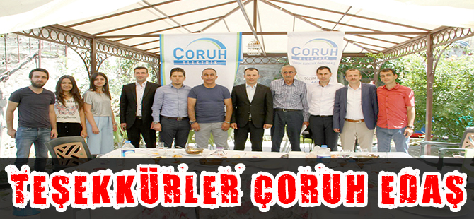 TEŞEKKÜRLER ÇORUH EDAŞ