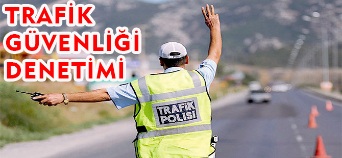 GÜMÜŞHANE'DE TRAFİK GÜVENLİĞİ DENETİMİ