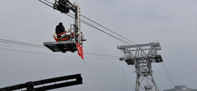 KARADENİZ’İN EN UZUN MESAFELİ TELEFERİK PROJESİNDE SONA GELİNDİ