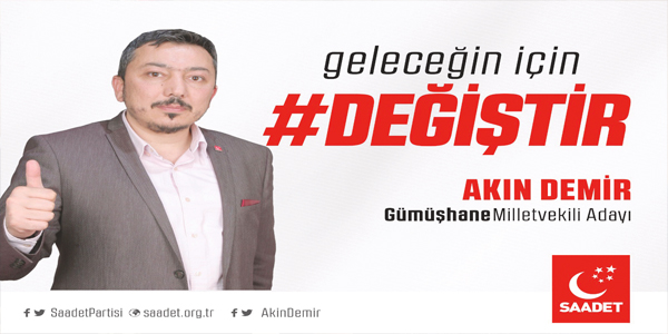 DEMİR, " TEK ÇARE MİLLİ GÖRÜŞ"