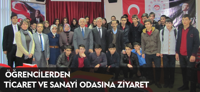 ÖĞRENCİLERDEN TİCARET VE SANAYİ ODASINA ZİYARET