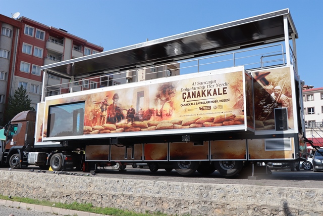Mobil Müze Gümüşhane’deydi ÇANAKKALE TANITILDI