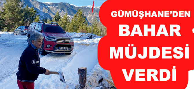 PROF. DR. KEMALETTİN AYDIN, GÜMÜŞHANE’DEN BAHAR MÜJDESİ VERDİ