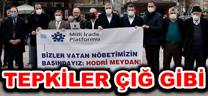 TEPKİLER ÇIĞ GİBİ