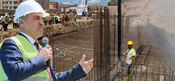 Başkan Çimen’in Mutlu Günü  İLK HARÇ TÖRENLE ATILDI