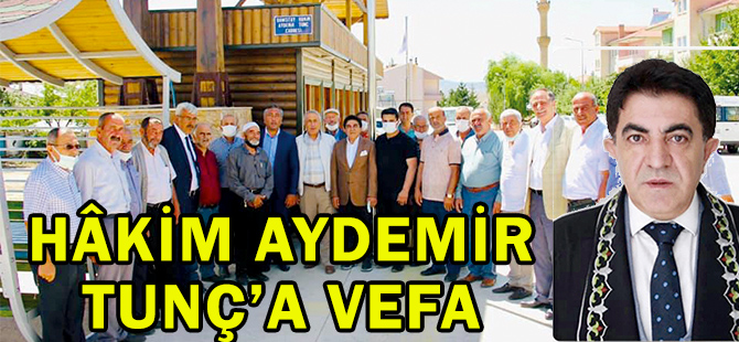Köse Belediyesi’nden Danıştay ve Uyuşmazlık Mahkemesi Üyesi HÂKİM AYDEMİR TUNÇ’A VEFA