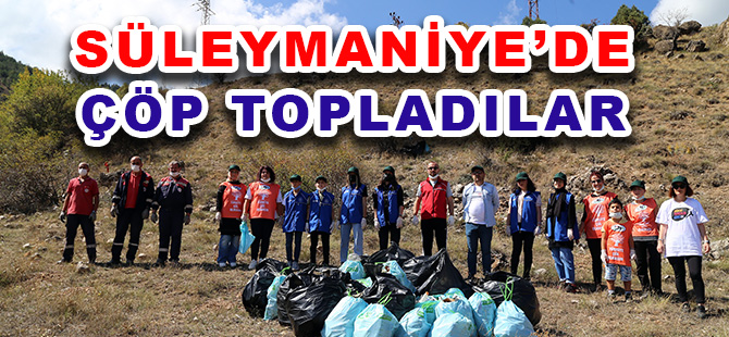 ÇÖP KÖRLÜĞÜNÜ YENMEK VE FARKINDALIK OLUŞTURMAK İÇİN SÜLEYMANİYE’DE ÇÖP TOPLADILAR