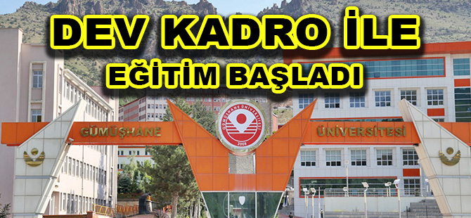 Gümüşhane Üniversitesi 2021-2022 Eğitim Öğretim Yılına Bugün Başladı. DEV KADRO İLE EĞİTİM BAŞLADI Gümüşhane Üniversitesi’nde 32 Profesör, 58 Doçent görev yapıyor.