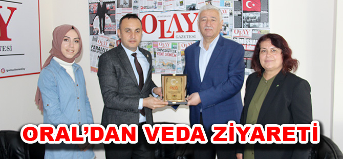 ORAL’DAN VEDA ZİYARETİ