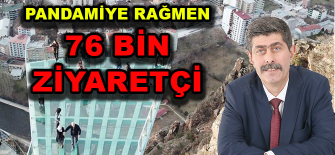 PANDAMİYE RAĞMEN 76 BİN ZİYARETÇİ