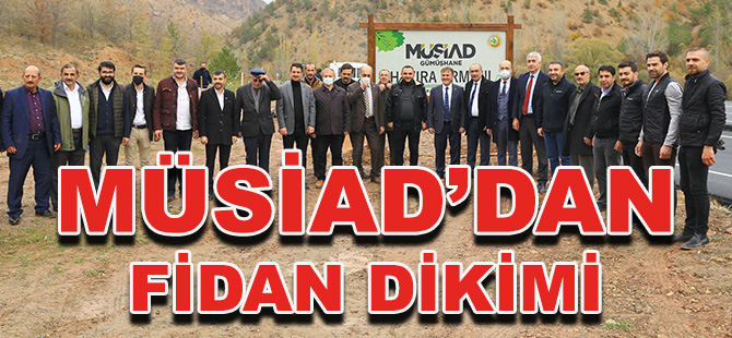 MÜSİAD’DAN FİDAN DİKİMİ