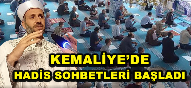 İl Müftüsü Şık’tan Bir Güzel Hizmet Daha  KEMALİYE’DE HADİS SOHBETLERİ BAŞLADI