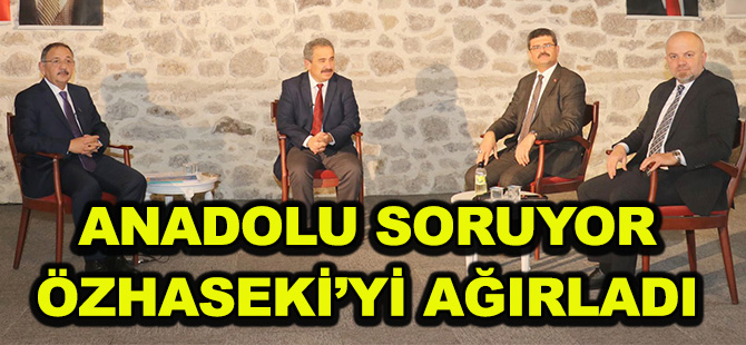 ANADOLU SORUYOR ÖZHASEKİ’Yİ AĞIRLADI