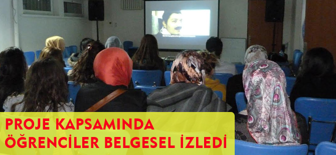 “ATASIZ ATİ OLMAZ” PROJESİ İLE ÖĞRENCİLER BELGESEL İZLEDİ