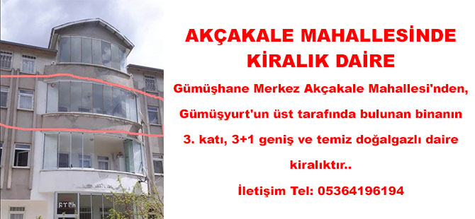 AKÇAKALE MAHALLESİNDE KİRALIK DAİRE