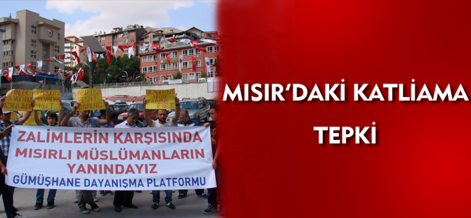 MISIR'DAKİ KATLİAMA TEPKİ