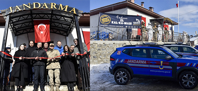 ZİGANA DAĞINDAKİ JANDARMA KARAKOLU 20 YIL SONRA YENİDEN AÇILDI