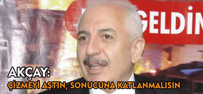 ÇİZMEYİ AŞTIN, SONUCUNA KATLANMALISIN