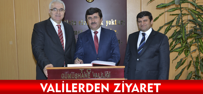 TRABZON VALİSİ VE RİZE VALİSİ, VALİ MAYDA'YI ZİYARET ETTİ