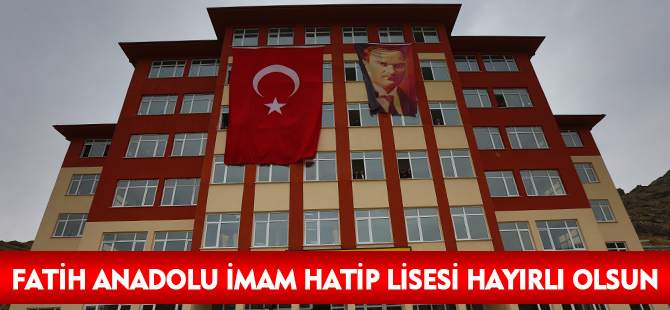 FATİH ANADOLU İMAM HATİP LİSESİ HAYIRLI OLSUN