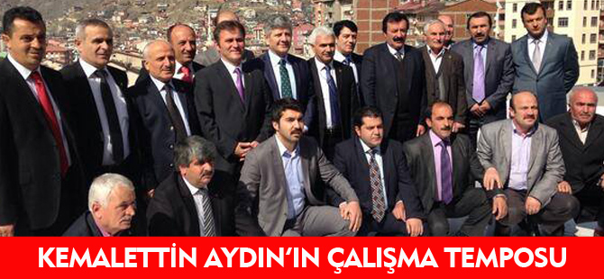 AYDIN'IN YOĞUN ÇALIŞMA TEMPOSU