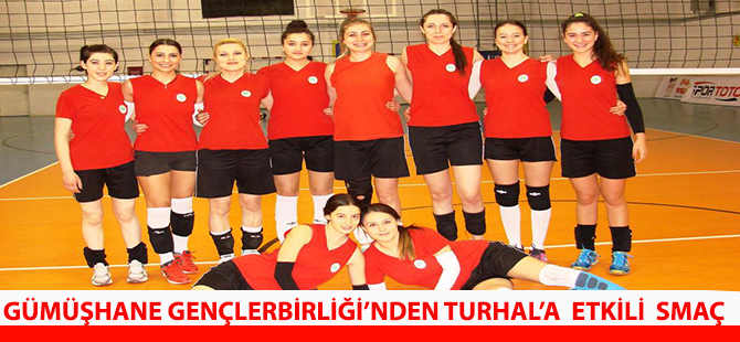 GÜMÜŞHANE GENÇLERBİRLİĞİ’NDEN TURHAL’A ETKİLİ SMAÇ