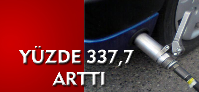 YÜZDE 337,7 ARTTI